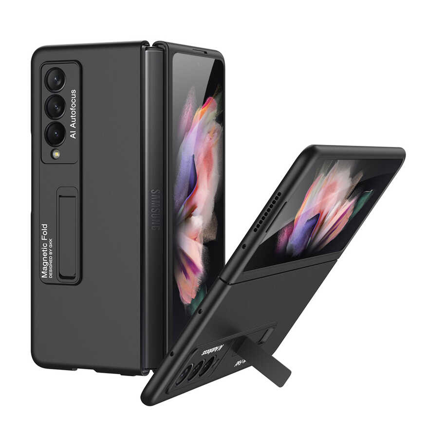 Galaxy Uyumlu Z Fold 3 Kılıf Tuhatu Z-Stand Kılıf