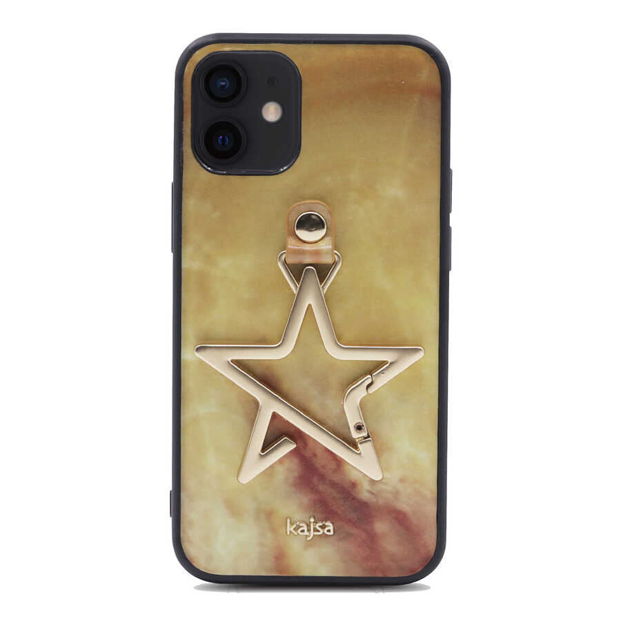 iPhone Uyumlu 12 Kılıf Kajsa Starry Serisi Marble Kapak-No2