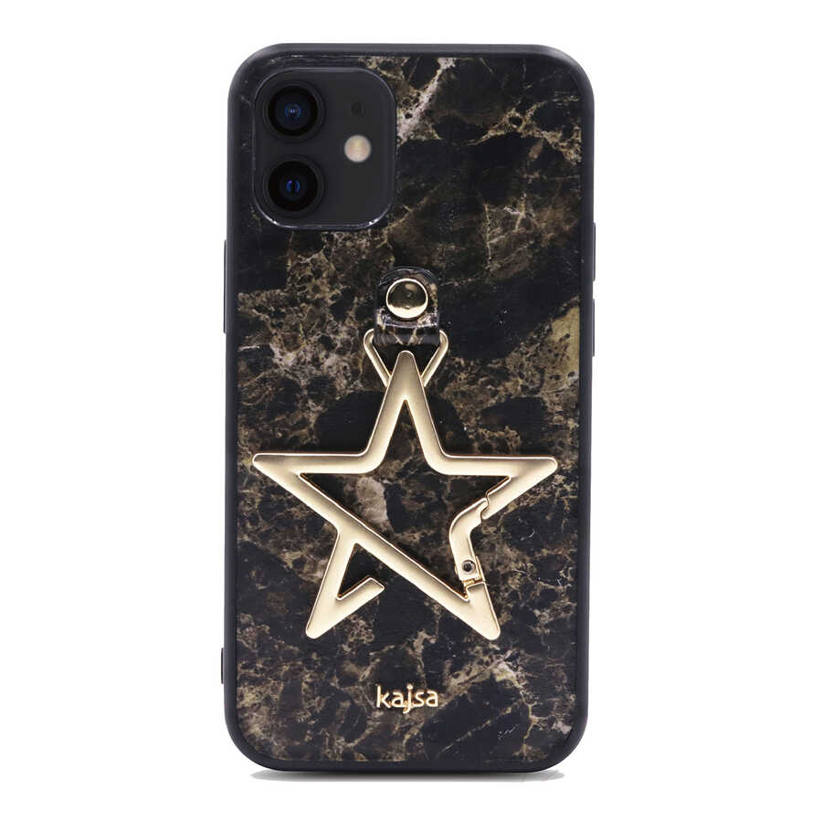 iPhone Uyumlu 12 Kılıf Kajsa Starry Serisi Marble Kapak-No4