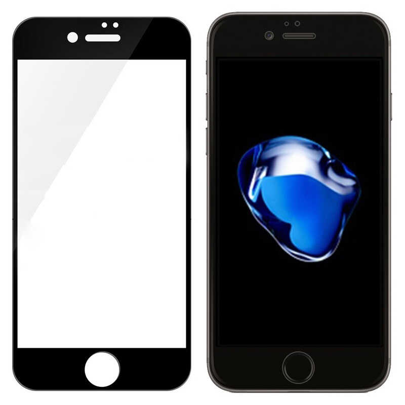 iPhone Uyumlu 7 Tuhatu 3D Seramik Ekran Koruyucu-Siyah