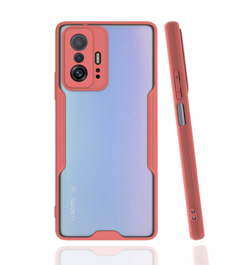 Xiaomi Uyumlu Mi 11T Pro 5G Kılıf Tuhatu Parfe Kapak-Pembe