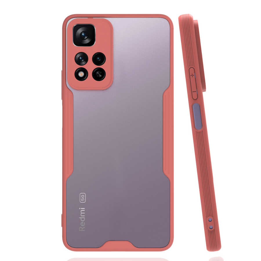 Xiaomi Uyumlu Redmi Note 11 Pro Plus 5G Kılıf Tuhatu Parfe Kapak-Pembe