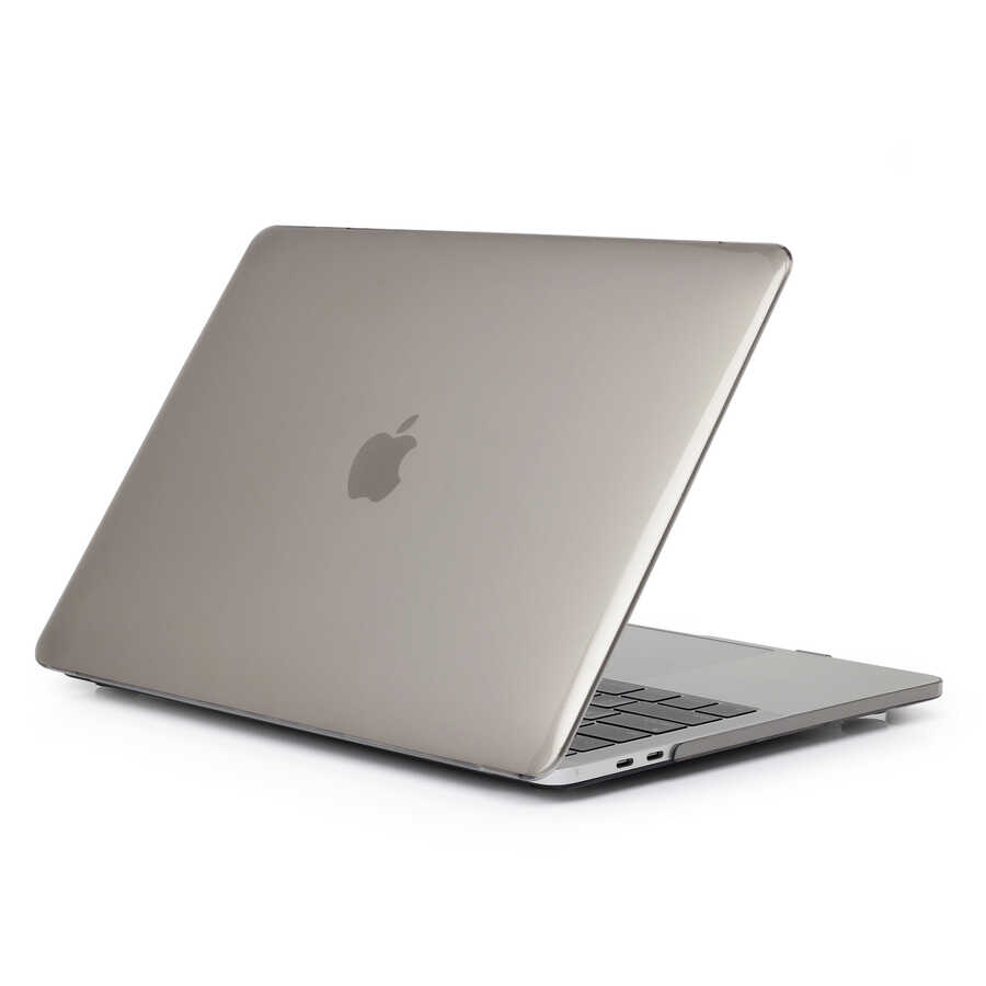 Macbook Uyumlu 13.3’ Air 2020 A2337 Tuhatu MSoft Kristal Kapak-Gri