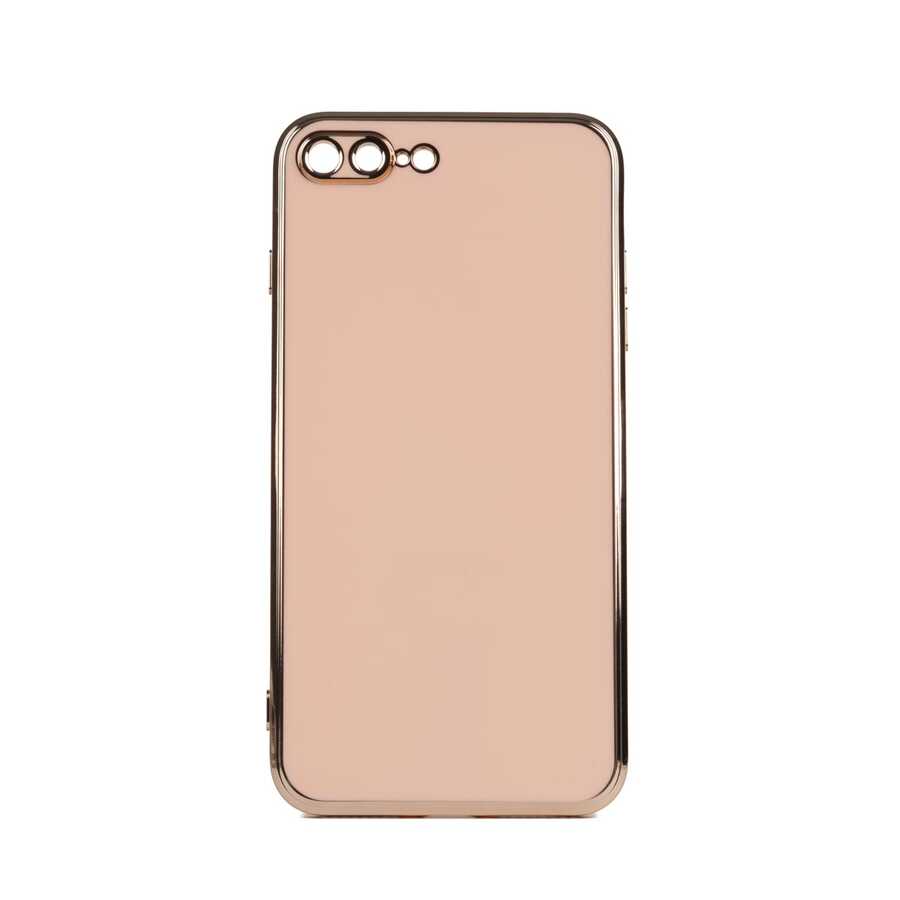 iPhone Uyumlu 7 Plus Kılıf Tuhatu Bark Kapak-Rose gold