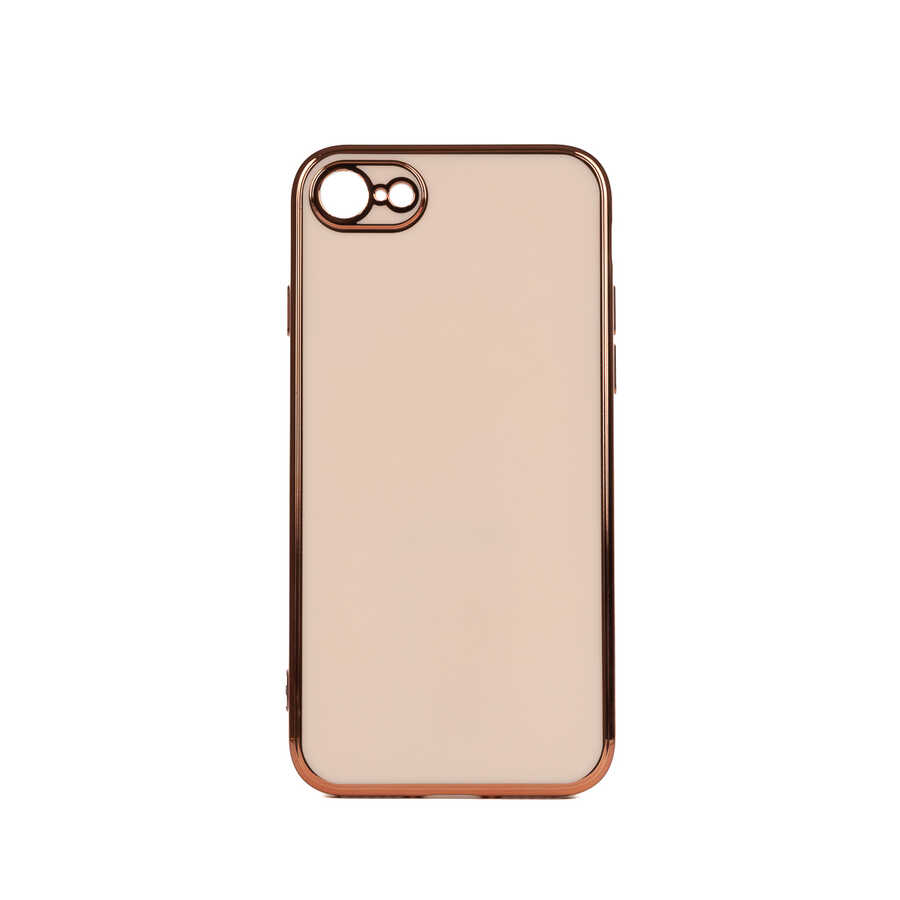 iPhone Uyumlu 7 Kılıf Tuhatu Bark Kapak-Rose gold