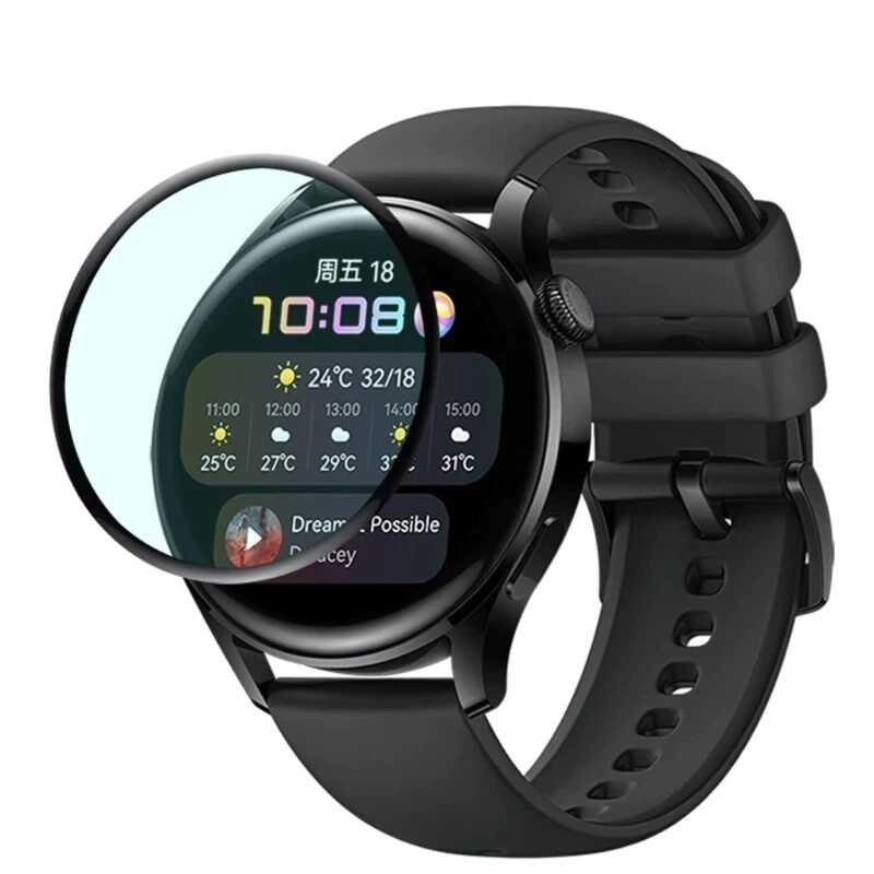 Huawei Uyumlu Watch 3 Tuhatu PMMA Pet Saat Ekran Koruyucu