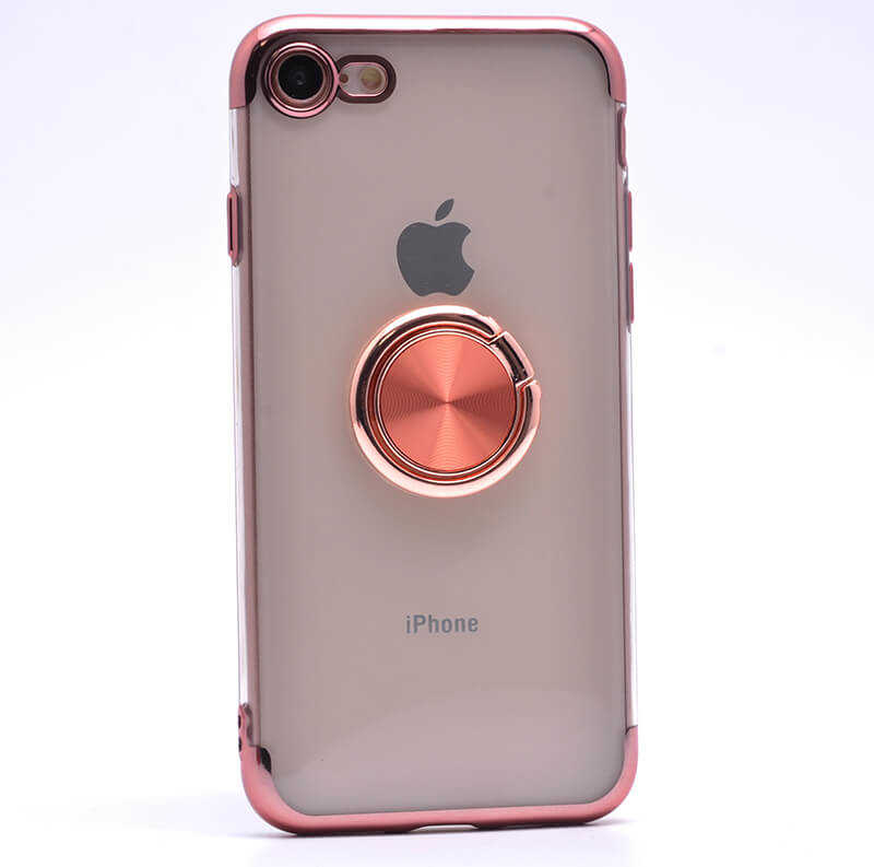 iPhone Uyumlu SE 2022 Kılıf Tuhatu Gess Silikon-Rose gold