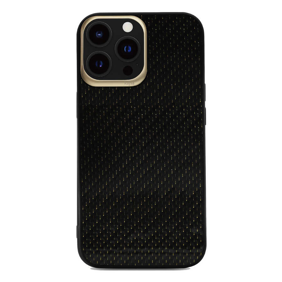 iPhone Uyumlu 13 Pro Kılıf Kajsa Carbon Fiber Collection Arka Kapak