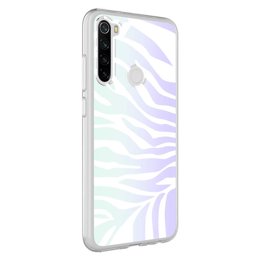 Xiaomi Uyumlu Redmi Note 8 Kılıf Tuhatu M-Blue Desenli Kapak-Zebra no1