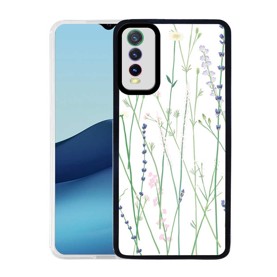 Vivo Y11S Kılıf Tuhatu M-Fit Desenli Kapak-Flower no4