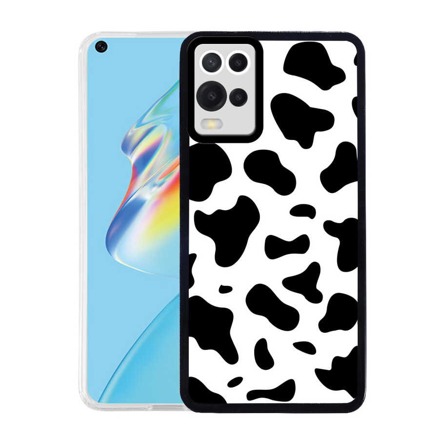 Oppo A54 4G Kılıf Tuhatu M-Fit Desenli Kapak-Cow no1