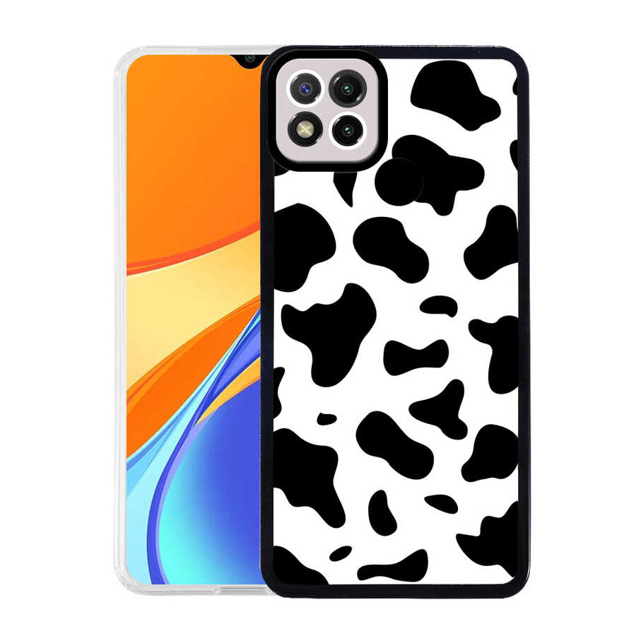 Xiaomi Uyumlu Redmi 9C Kılıf Tuhatu M-Fit Desenli Kapak-Cow no1