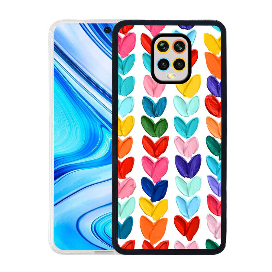 Xiaomi Uyumlu Redmi Note 9 Pro Kılıf Tuhatu M-Fit Desenli Kapak-Heart no6