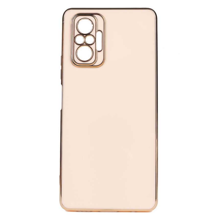 Xiaomi Uyumlu Redmi Note 10 Pro Kılıf Tuhatu Bark Kapak-Rose gold