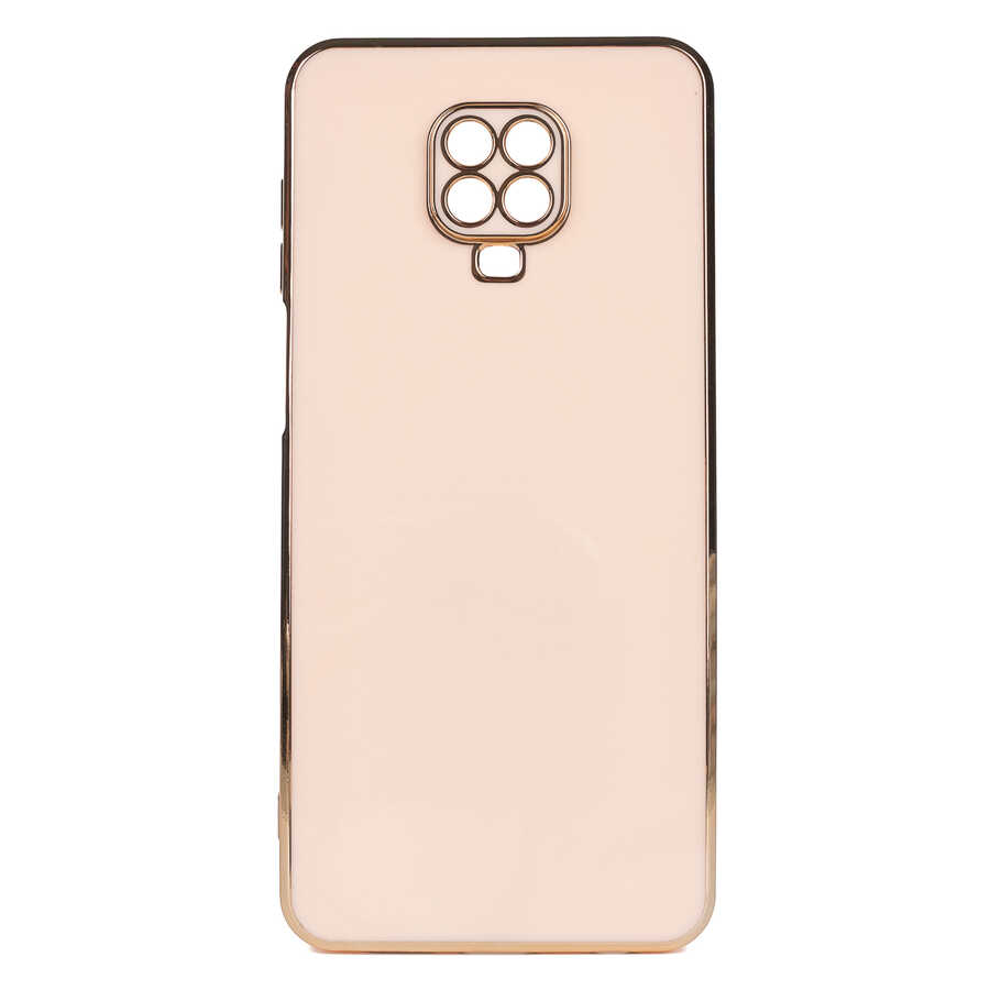 Xiaomi Uyumlu Redmi Note 9S Kılıf Tuhatu Bark Kapak-Rose gold