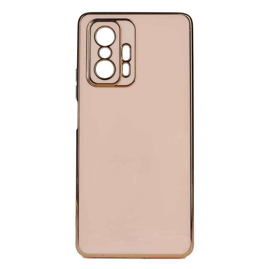 Xiaomi Uyumlu Mi 11T 5G Kılıf Tuhatu Bark Kapak-Rose gold