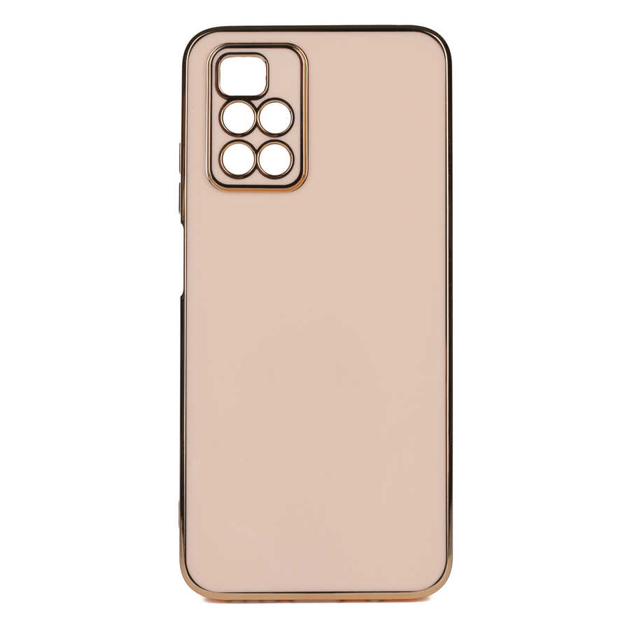 Xiaomi Uyumlu Redmi 10 Kılıf Tuhatu Bark Kapak-Rose gold