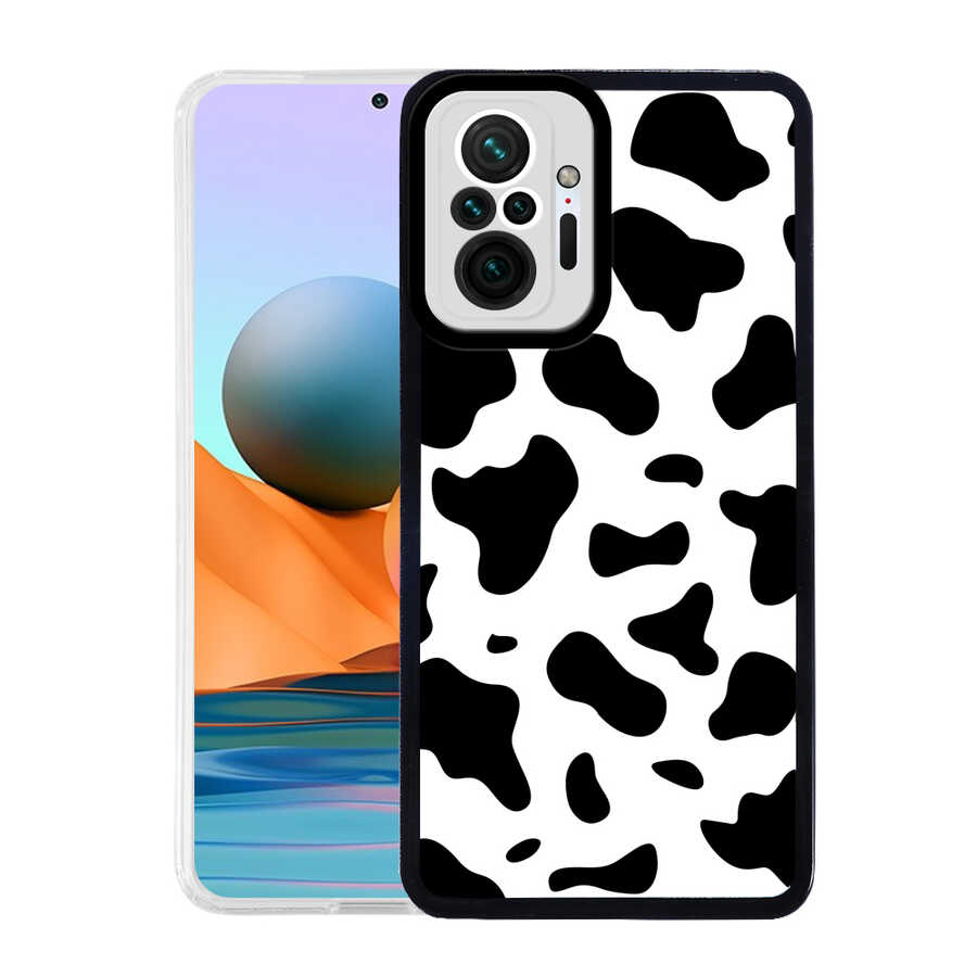 Xiaomi Uyumlu Redmi Note 10 Pro Kılıf Tuhatu M-Fit Desenli Kapak-Cow no1