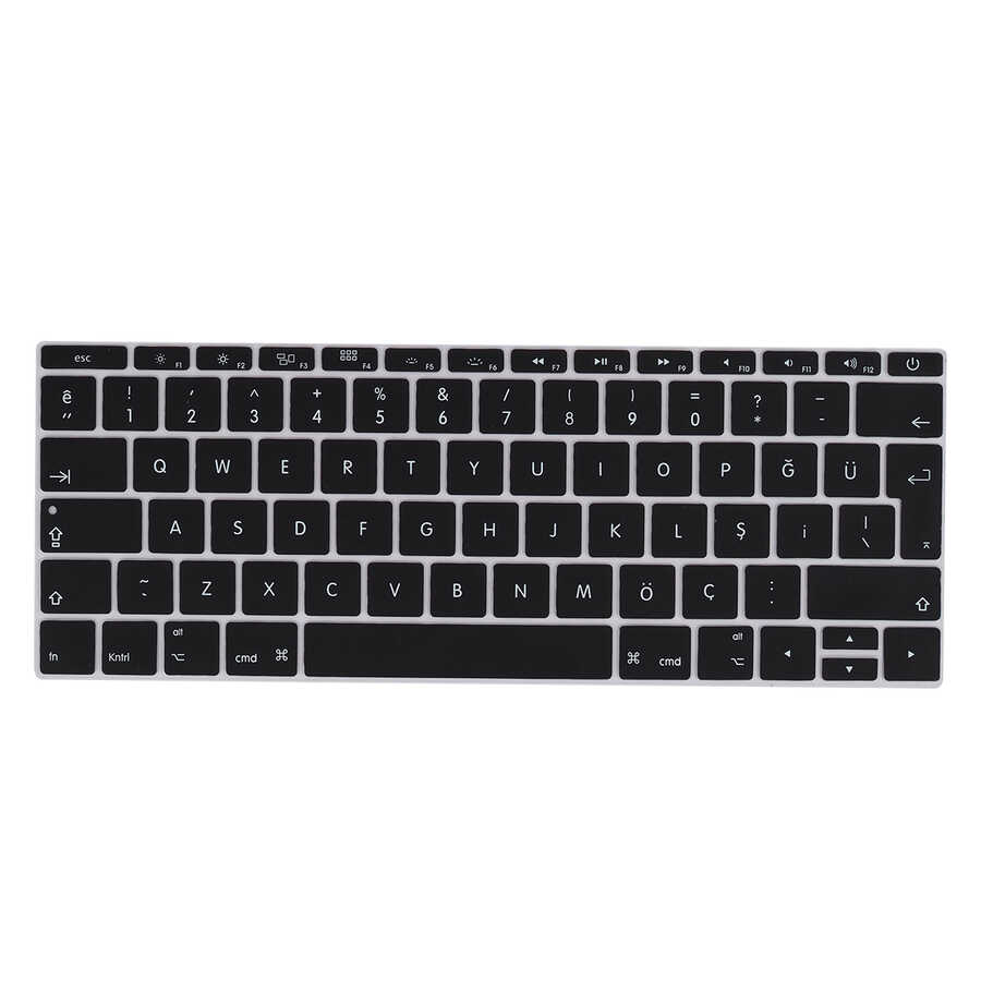 Macbook Uyumlu 12’ Retina A1534 Tuhatu Klavye Koruyucu Silikon Ped