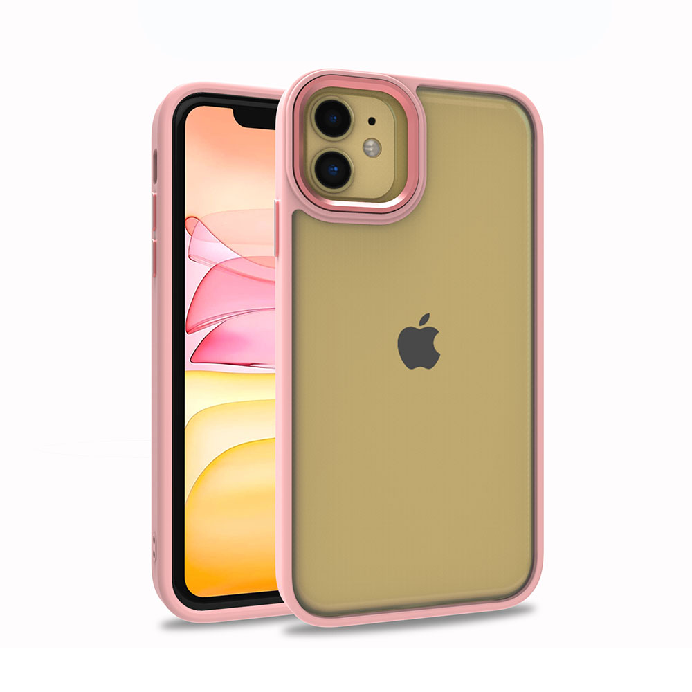 iPhone Uyumlu 11 Kılıf Tuhatu Flora Kapak-Rose gold