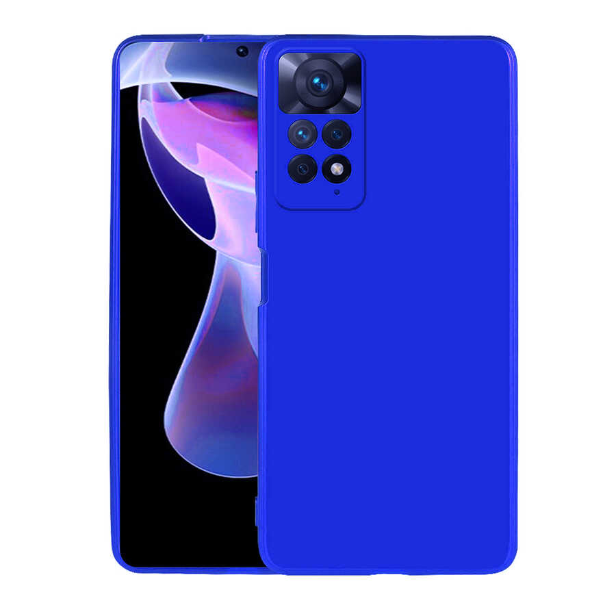 Xiaomi Uyumlu Redmi Note 11 Pro 5G Kılıf Tuhatu Marino Silikon Kapak-Saks mavi