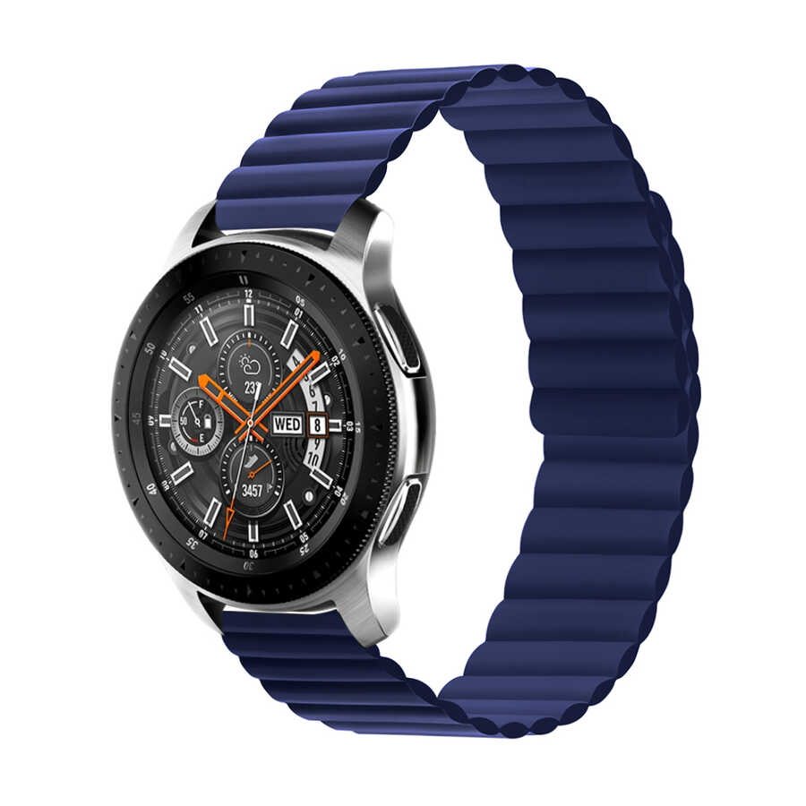 Galaxy Uyumlu Watch Active 2 40mm KRD-52 Kordon-Lacivert