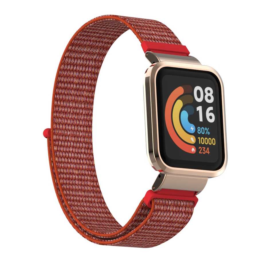 Xiaomi Uyumlu Redmi Watch (Mi Watch Lite) Tuhatu KRD-61 Hasır Kordon-No18