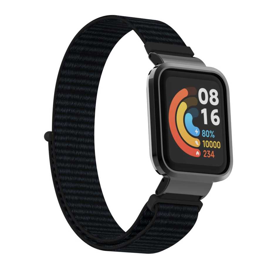 Xiaomi Uyumlu Redmi Watch (Mi Watch Lite) Tuhatu KRD-61 Hasır Kordon-No2