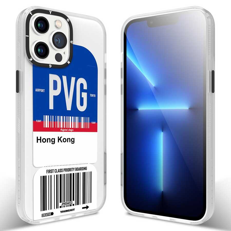 iPhone Uyumlu 13 Pro Kılıf YoungKit Any Time Trip Serisi Kapak-Cl026 hong kong