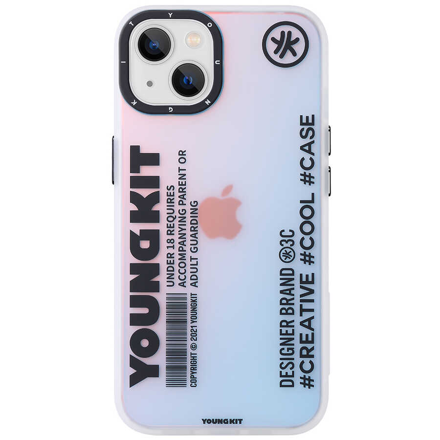 iPhone Uyumlu 13 Kılıf YoungKit Fashion Culture Time Serisi Kapak-Cl033 young kit