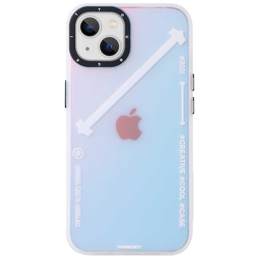 iPhone Uyumlu 13 Kılıf YoungKit Fashion Culture Time Serisi Kapak-Cl034 arrow