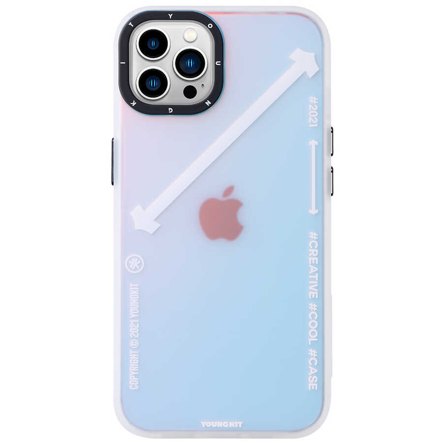 iPhone Uyumlu 13 Pro Kılıf YoungKit Fashion Culture Time Serisi Kapak-Cl034 arrow