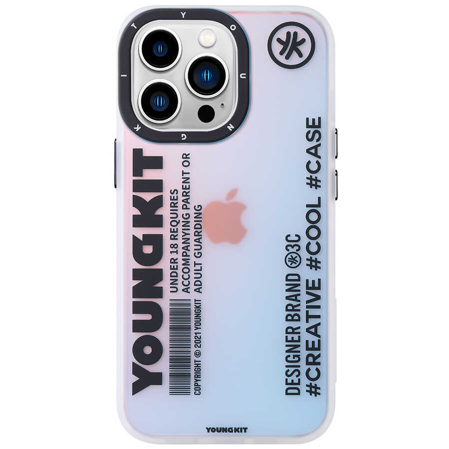 iPhone Uyumlu 13 Pro Max Kılıf YoungKit Fashion Culture Time Serisi Kapak-Cl033 young kit