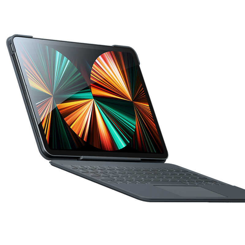 iPad Uyumlu Pro 11 2021 (3.Nesil) Benks KB01 Kablosuz Klavyeli Kılıf