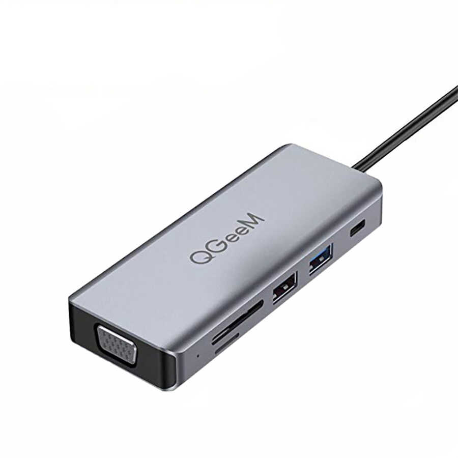 Qgeem QG-UH09 9 in 1 Usb Hub