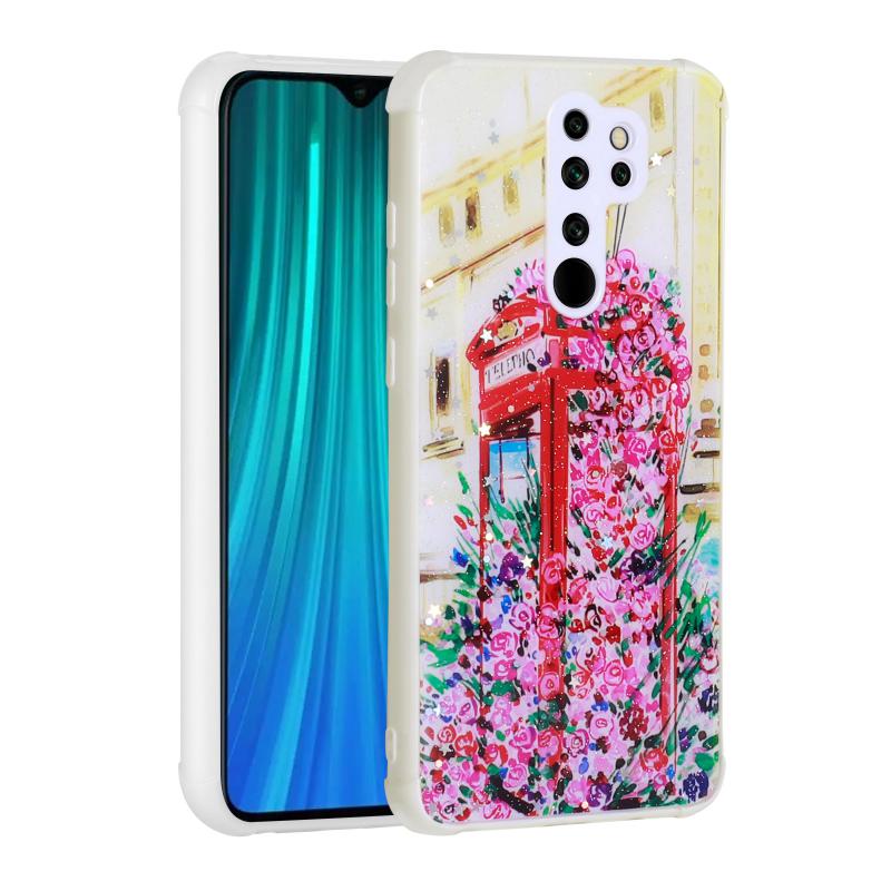 Xiaomi Uyumlu Redmi Note 8 Pro Kılıf Simli Desenli Kamera Korumalı Parlak Tuhatu Popy Kapak