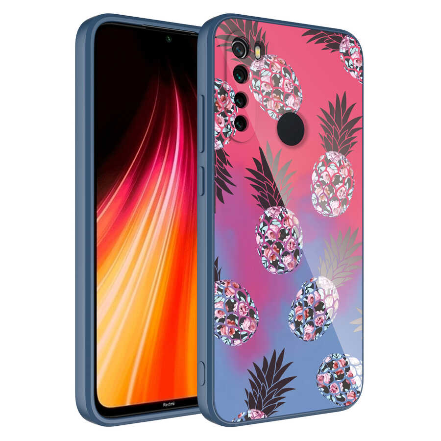 Xiaomi Uyumlu Redmi Note 8 Kılıf Kamera Korumalı Desenli Sert Silikon Tuhatu Epoksi Kapak-No3