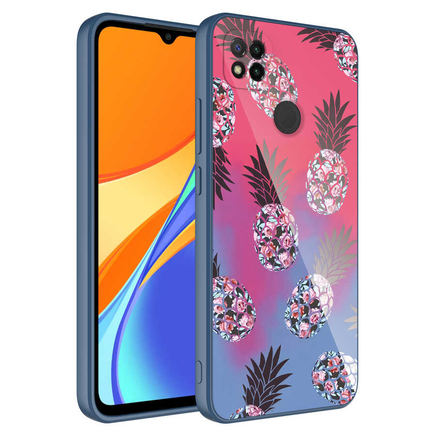 Xiaomi Uyumlu Redmi 9C Kılıf Kamera Korumalı Desenli Sert Silikon Tuhatu Epoksi Kapak-No3