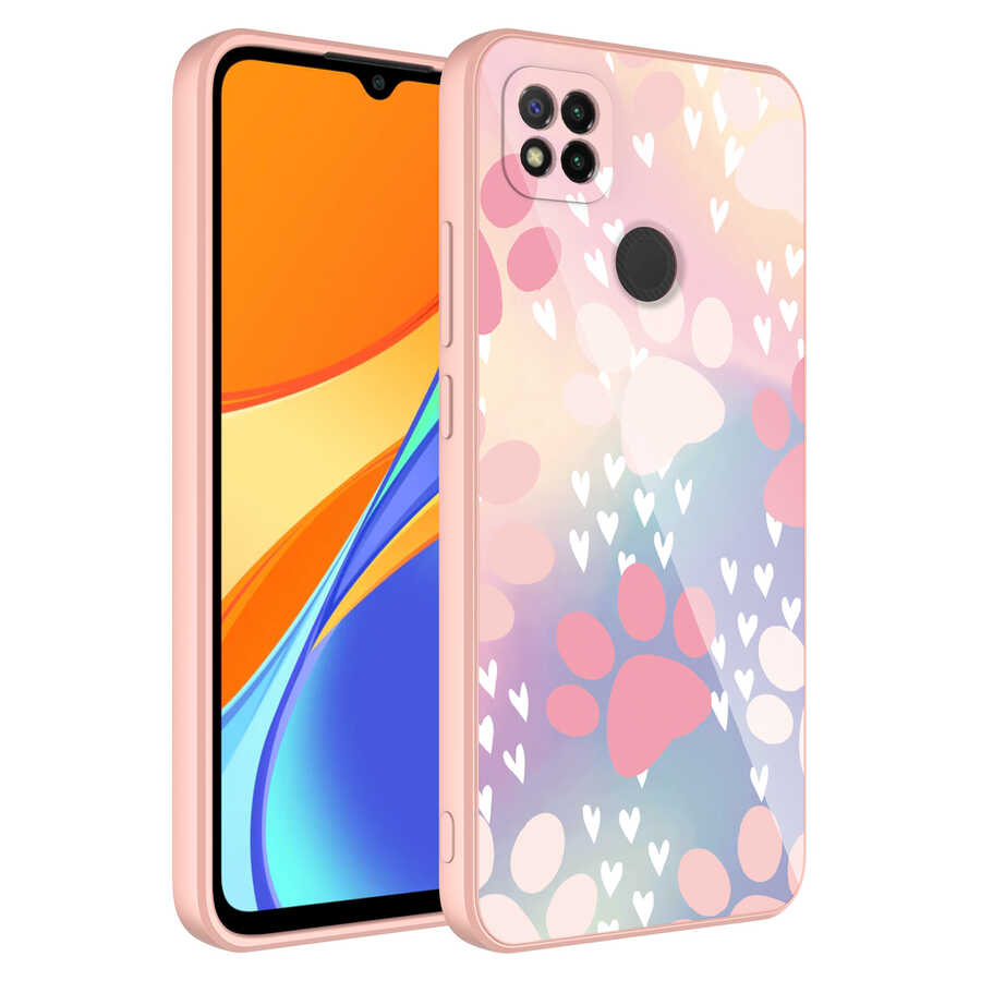 Xiaomi Uyumlu Redmi 9C Kılıf Kamera Korumalı Desenli Sert Silikon Tuhatu Epoksi Kapak-No4