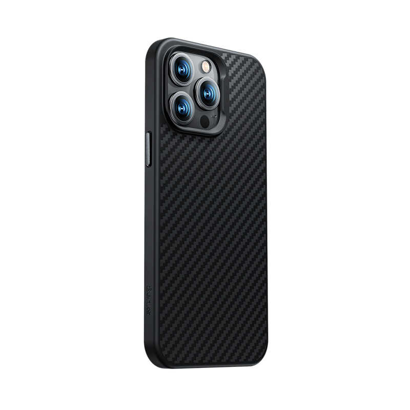 iPhone Uyumlu 14 Pro Kılıf Karbon Fiber Benks Civilian Aramid Protective Kapak