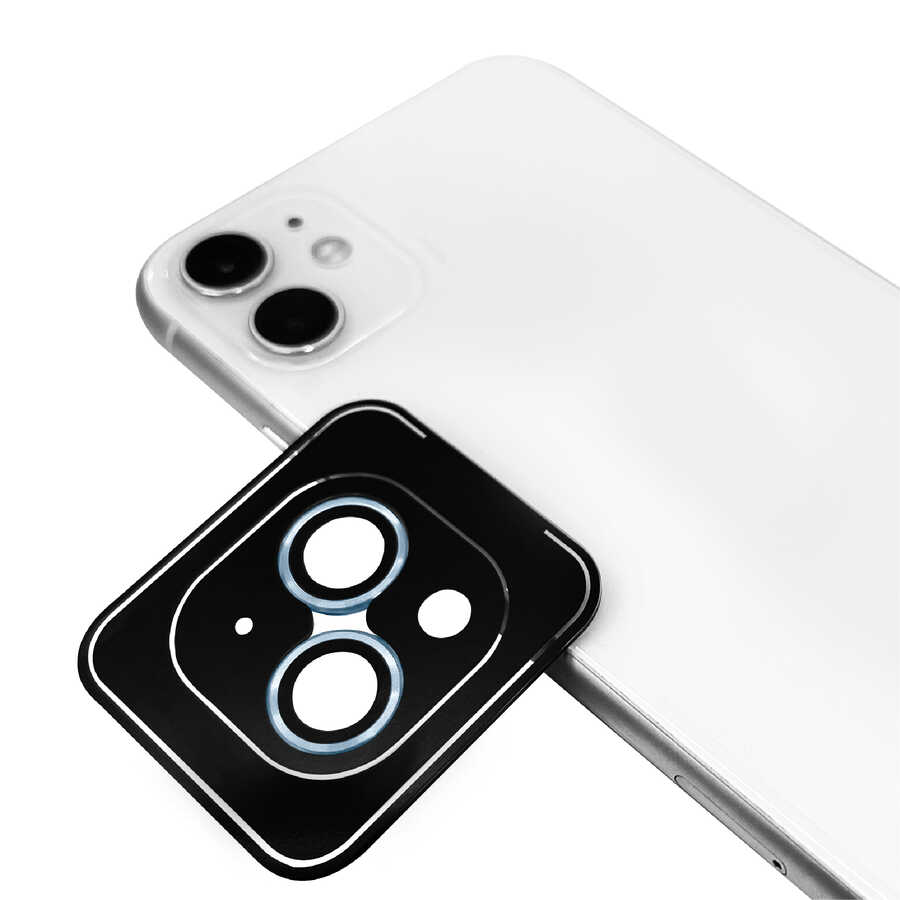 iPhone Uyumlu 14 Tuhatu Lenscam Kamera Lens Koruyucu-Sierra mavi