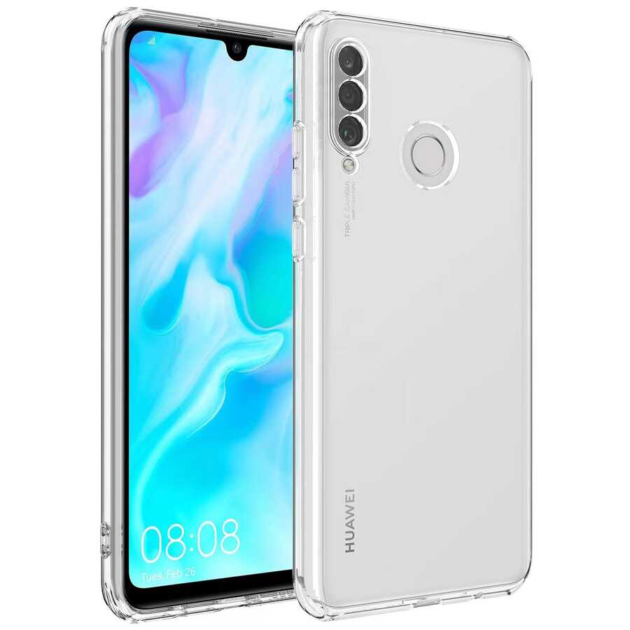 Huawei Uyumlu P30 Lite Kılıf Tuhatu Kamera Korumalı Süper Silikon Kapak