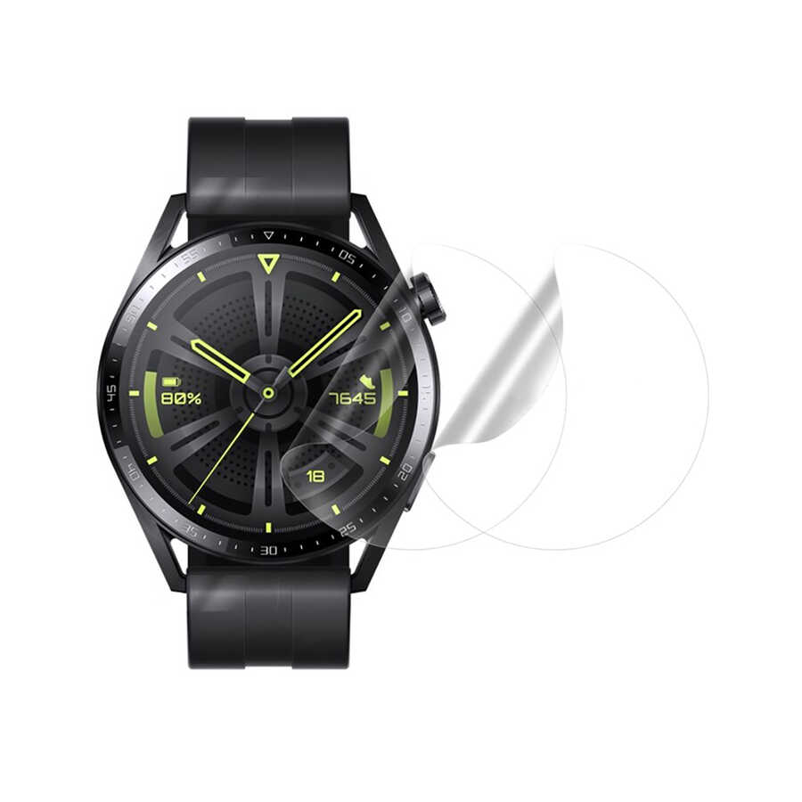 Huawei Uyumlu Watch GT 3 Pro 46mm Tuhatu Narr Tpu Body Ekran Koruyucu