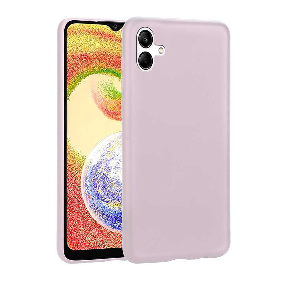 Galaxy Uyumlu A04 Kılıf Tuhatu Marino Silikon Kapak-Rose gold