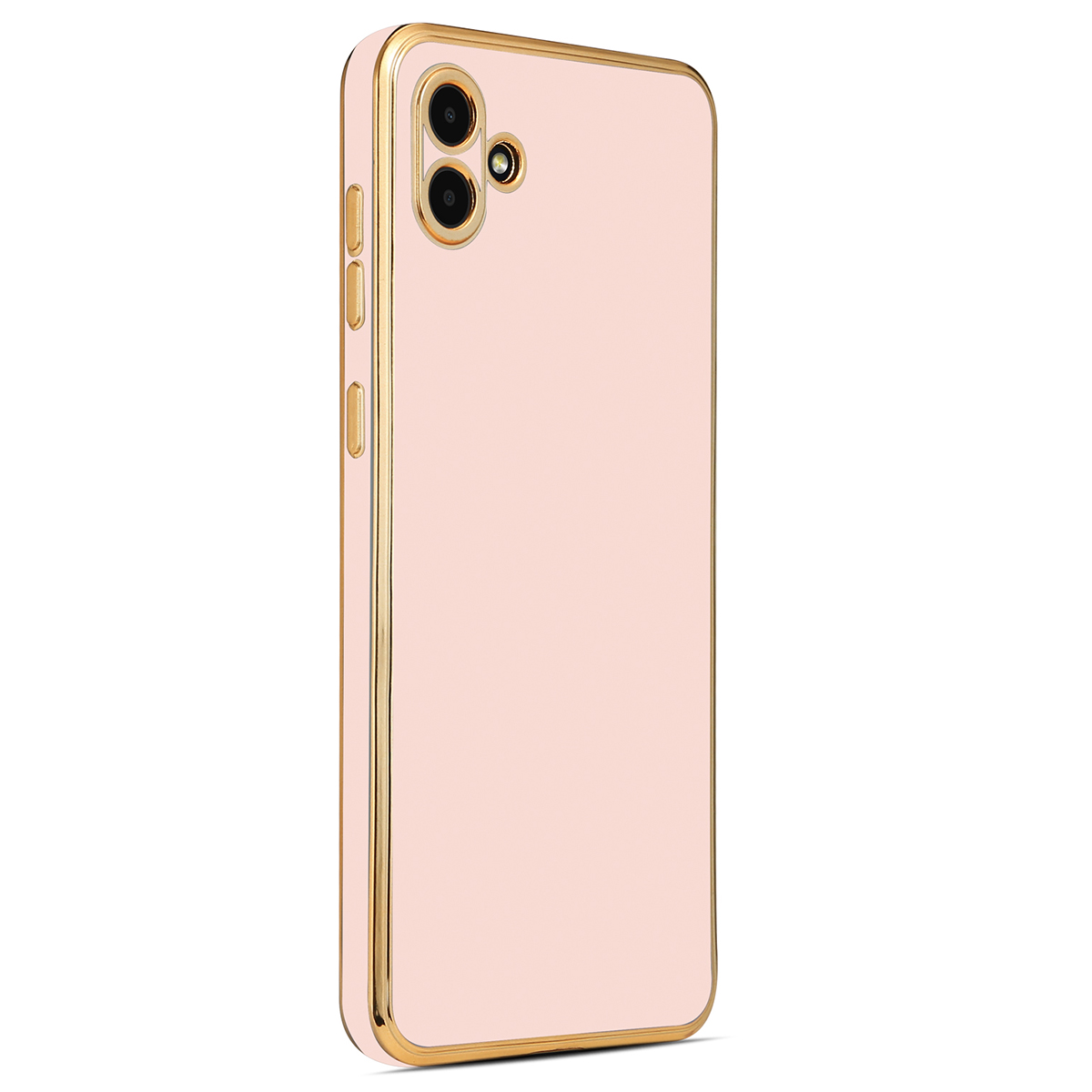 Galaxy Uyumlu A04 Kılıf Tuhatu Bark Kapak-Rose gold