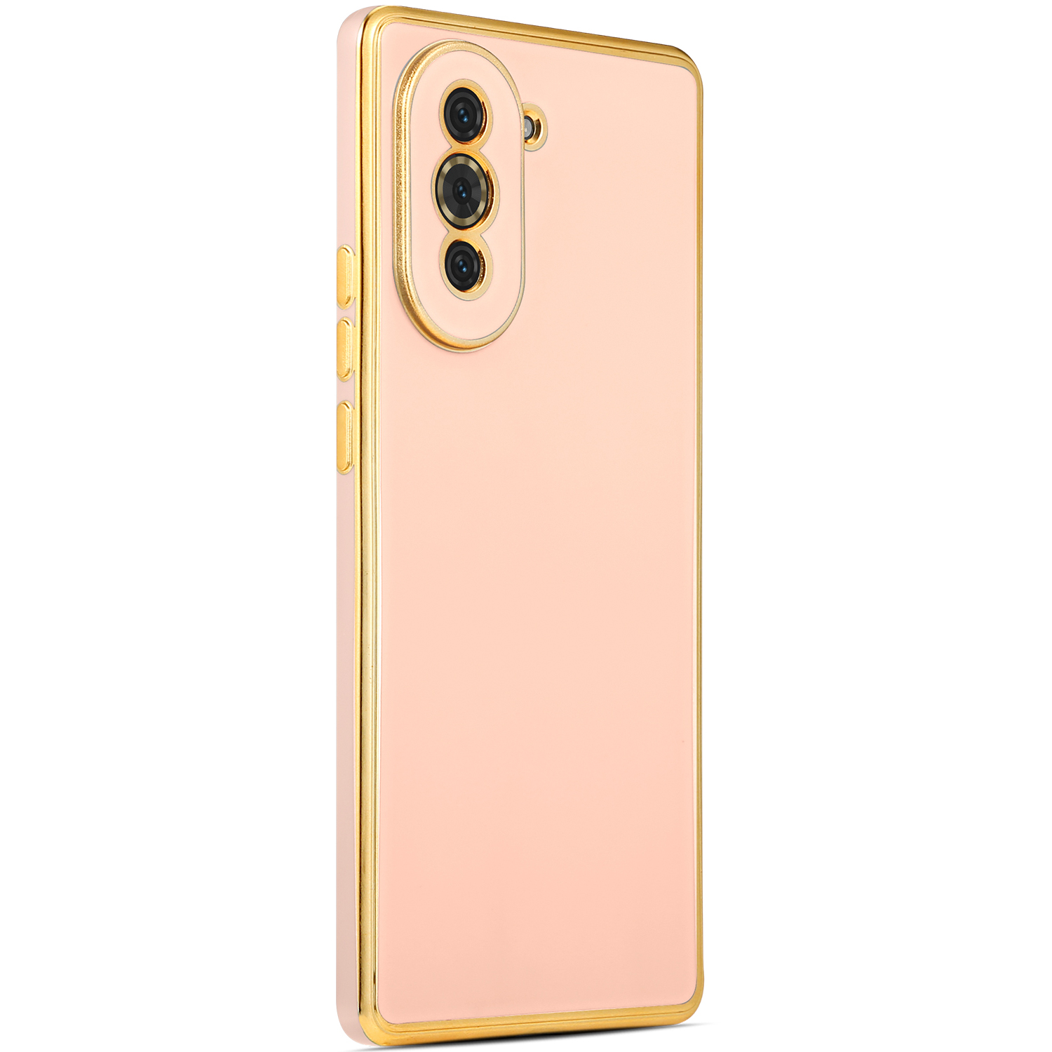 Huawei Uyumlu Nova 10 Kılıf Tuhatu Bark Kapak-Rose gold