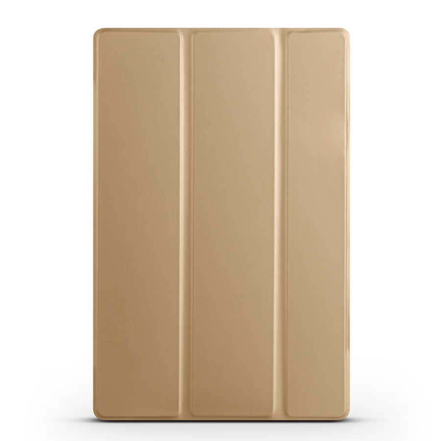 Xiaomi Uyumlu Redmi Pad Tuhatu Smart Kapak Standlı 1-1 Kılıf-Gold