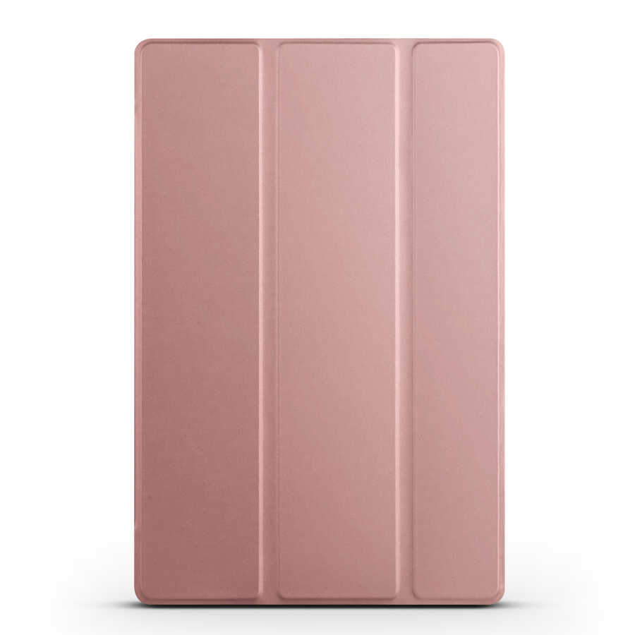 Xiaomi Uyumlu Redmi Pad Tuhatu Smart Kapak Standlı 1-1 Kılıf-Rose gold