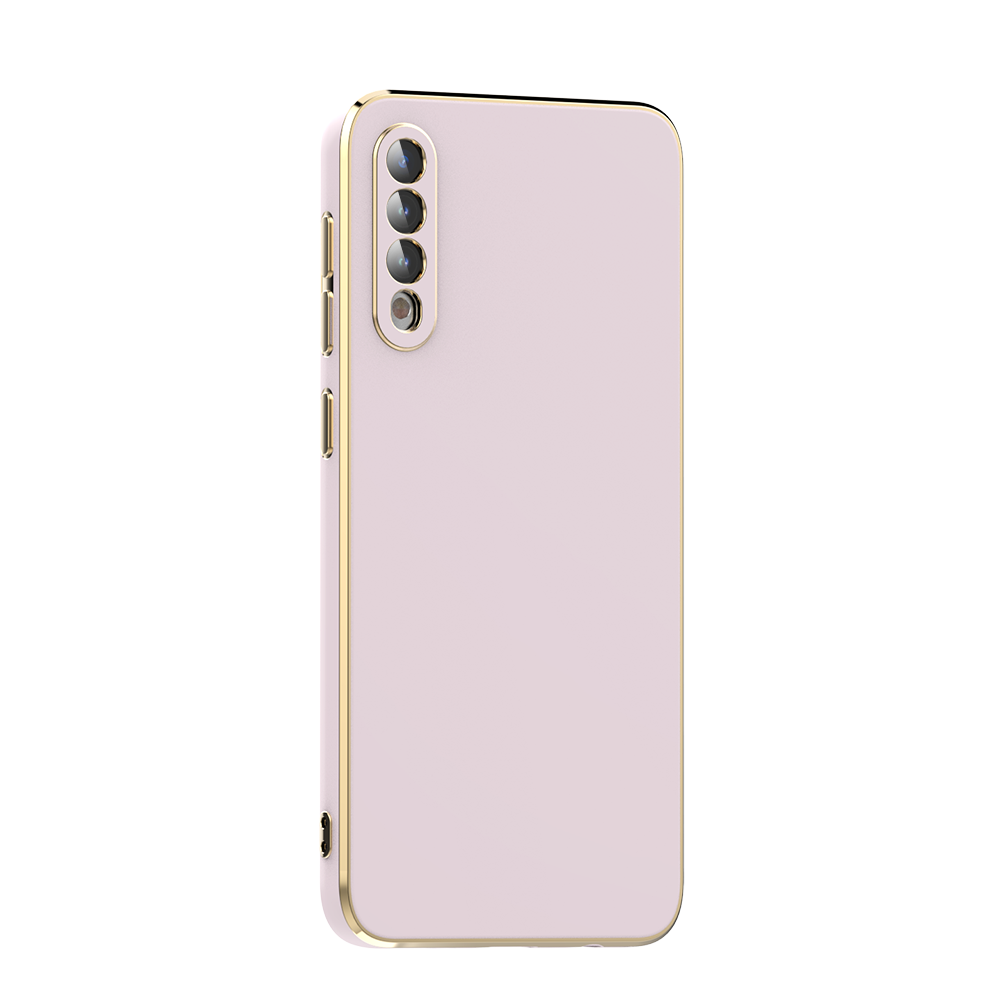 Galaxy Uyumlu A50 Kılıf Tuhatu Bark Kapak-Rose gold