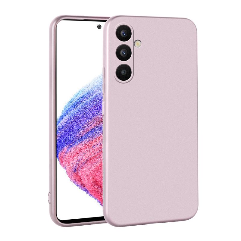 Galaxy Uyumlu A34 Kılıf Tuhatu Marino Silikon Kapak-Rose gold